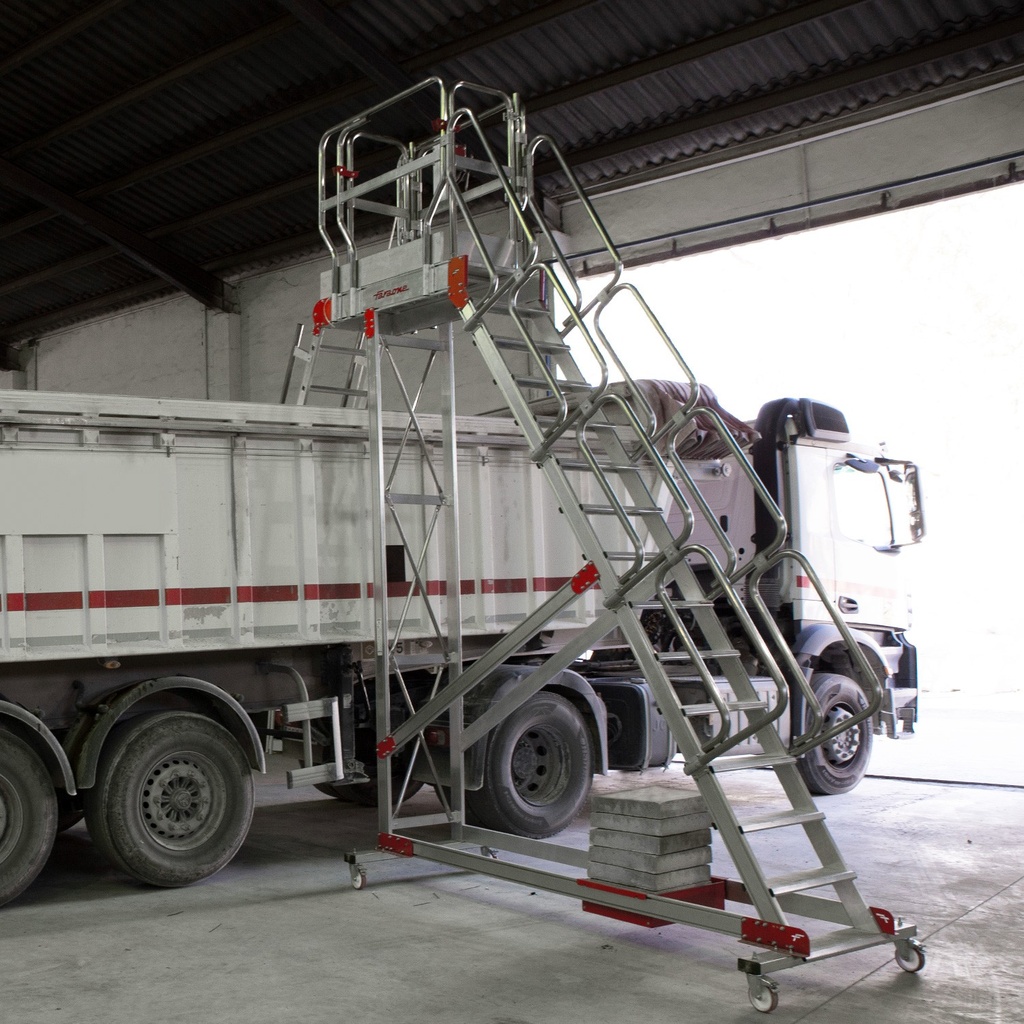 SY-BA | Escalera de acceso a camiones bañera