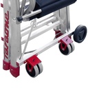 PLS-COMPACT | Escalera plegable con amplia plataforma y altura regulable 