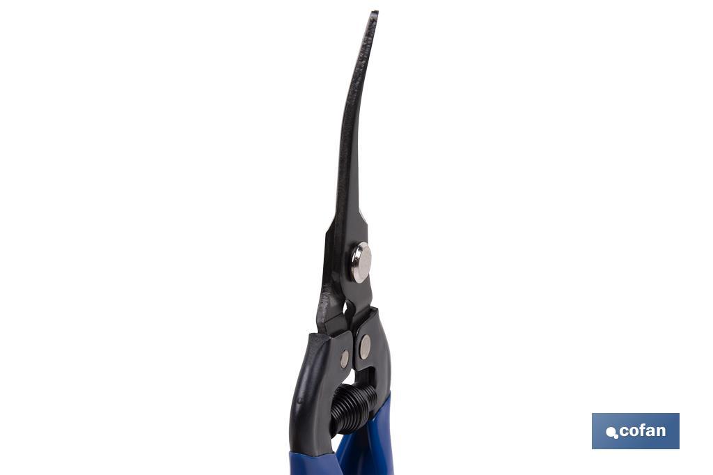 Imagen Adicional de Tijeras de recolección con punta curva y longitud total de 185 mm