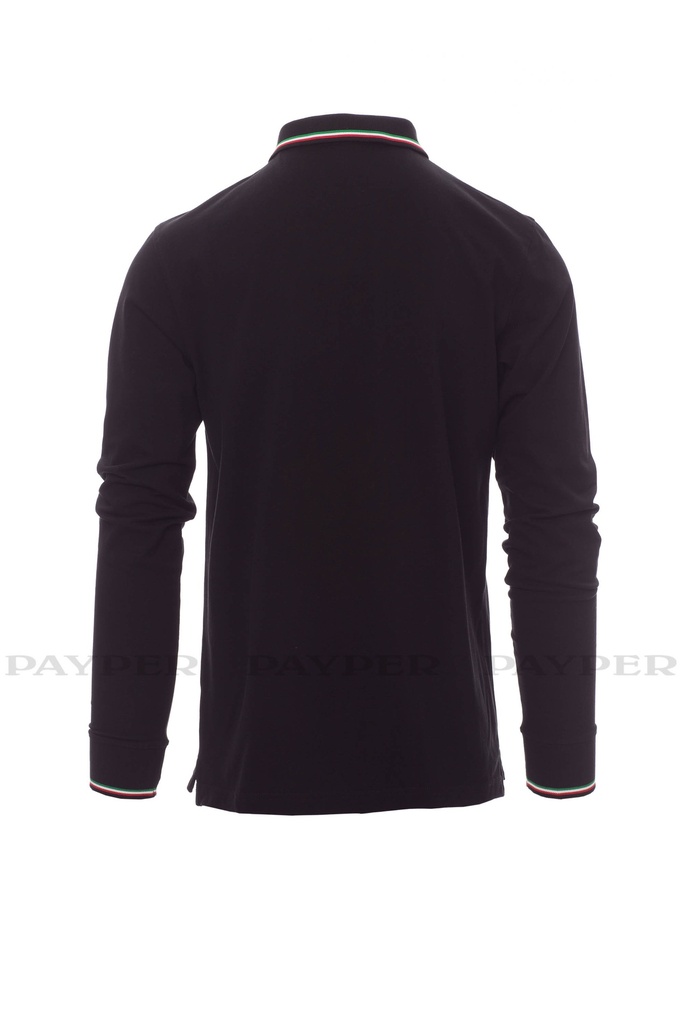 AVIAZIONE -Camiseta polo unisex de manga larga