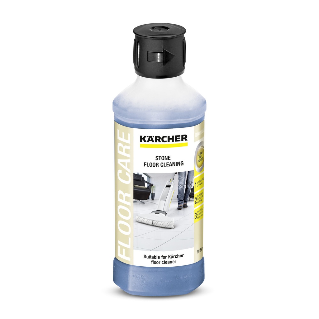 Limpiador De Suelos De Piedra Rm 537, 500 Ml, Karcher, Ref.  6.295-943.0, Caja de 8 Uds