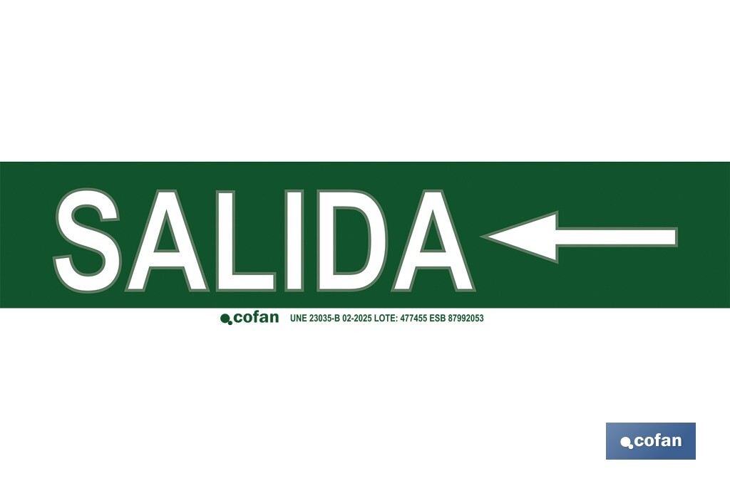 Señal Salida izquierda