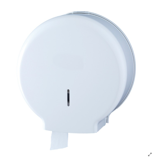 DISPENSADOR PAPEL HIGIENICO INDUSTRIAL ABS BLANCO