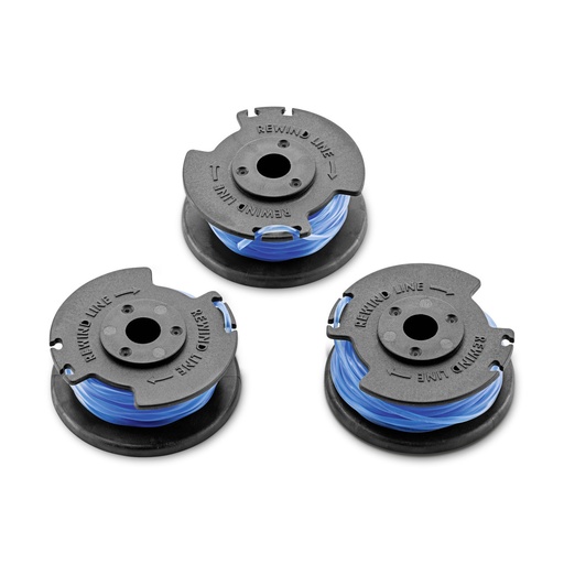 [2.444-016.0] Paquete Con Tres Unidades De Carrete De Hilo Karcher ltr 18 Battery. Ref. 2.444-016.0