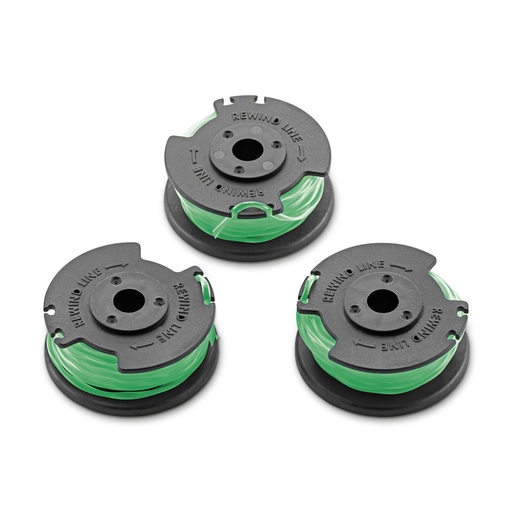 [2.444-017.0] Paquete Con Tres Unidades De Carrete De Hilo Karcher Ltr 36 Battery. Ref. 2.444-017.0